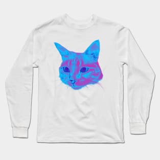 Cat head Long Sleeve T-Shirt